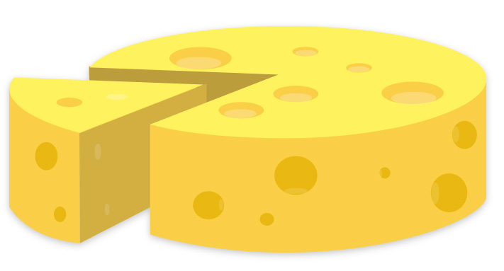 イラレでチーズを作る方法