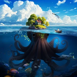 photoshop講習/タコの島